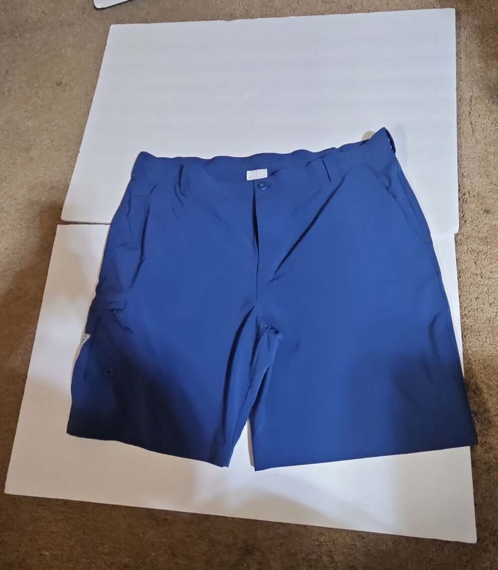 Columbia PFG Shorts Size 40 Blue Performance Fishing